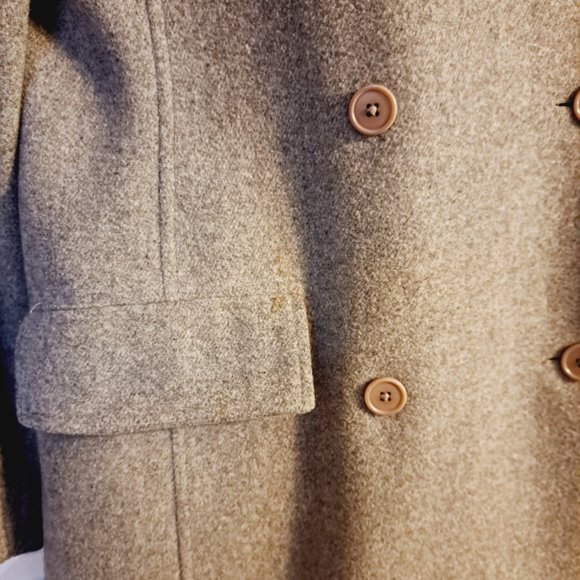 Abercrombie and Fitch Light Gray Wool Peacoat - Picture 5 of 11